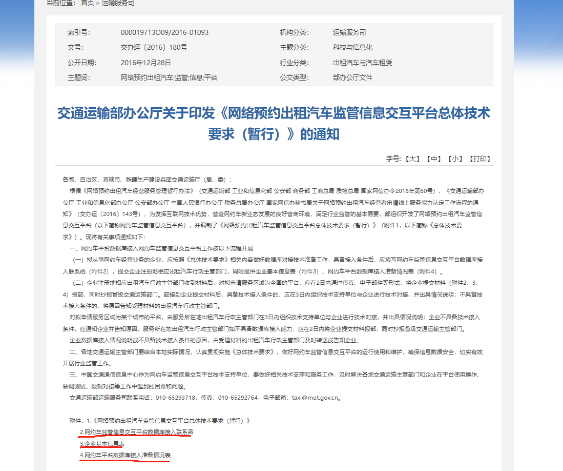 網絡預約出租汽車經營許可證申請材料180文件